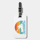 Lake Champlain New York Vermont Kayak Bagagelabel (Voorkant verticaal)