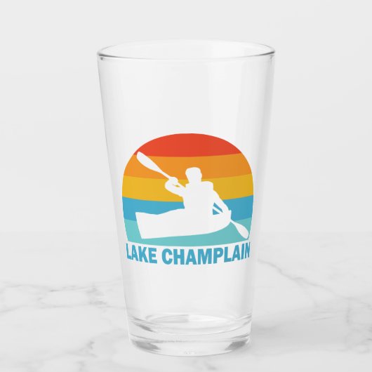 Lake Champlain New York Vermont Kayak Glas (Voorkant)