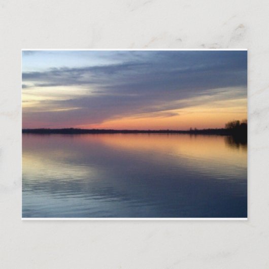 Lake ChamPlain sunset from Alburgh, VT Briefkaart (Voorkant)