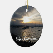 Lake ChamPlain, Vermont bij Sunset Ornament (Rechts)