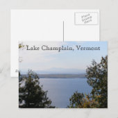 Lake ChamPlain, Vermont Briefkaart (Voorkant / Achterkant)
