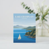 Lake Champlain Vermont Briefkaart (Staand voorkant)