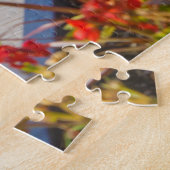 Lake Champlain  Vermont. Kerstgroeten Legpuzzel (Zijkant)