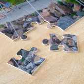 Lake Champlain Vermont.Kerstgroeten Legpuzzel (Zijkant)