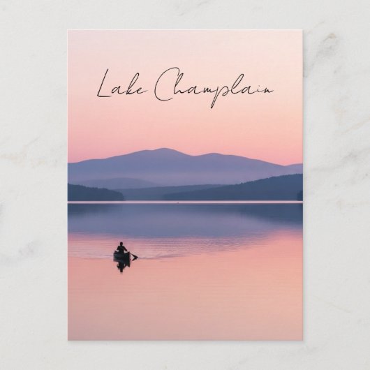 Lake Champlain Vermont Reis Briefkaart (Voorkant)