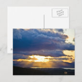 Lake Champlain Vermont zonsondergang Briefkaart (Voorkant / Achterkant)