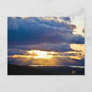 Lake Champlain Vermont zonsondergang Briefkaart