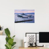 Lake Chapala Islet en Pier Poster (Thuiskantoor)
