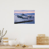 Lake Chapala Islet en Pier Poster (Keuken)