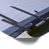 Lake Chapala Islet en Pier Poster (Hoek)