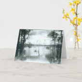 Lake Charles 2-blanco card-customizable Kaart (Gele Bloem)