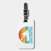 Lake Chatuge North Carolina Georgia Kayak Bagagelabel (Voorkant verticaal)