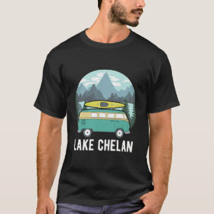 Lake Chelan Kayak Hoodie Retro Van Washington Kaya T-shirt