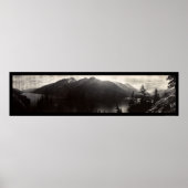 Lake Chelan, WA Cascade Mountains Foto 1908 Poster (Voorkant)
