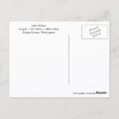 Lake Chelan, Washington Travel Photo Briefkaart (Achterkant)