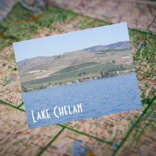 Lake Chelan, Washington Travel Photo Briefkaart