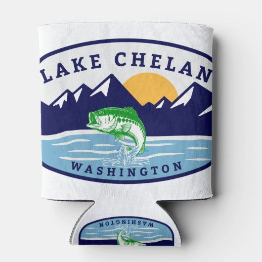 Lake Chelan Washington Vist Blikjeskoeler (Achterkant)