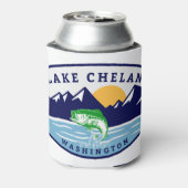 Lake Chelan Washington Vist Blikjeskoeler (Blikje Achterkant)