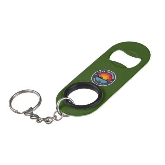 Lake Cherokee Bottle Opener Mini Flessenopener (Voorkant Gekanteld)