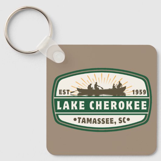 Lake Cherokee Sleutelhanger - boot (Voorkant)