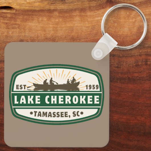 Lake Cherokee Sleutelhanger - boot (Achterkant)