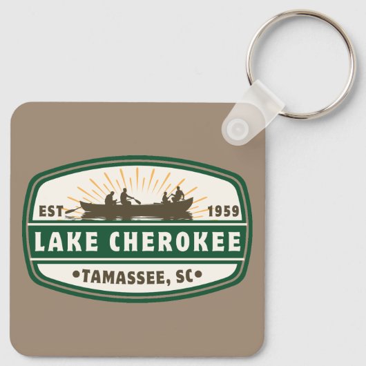Lake Cherokee Sleutelhanger - boot (Achterkant)