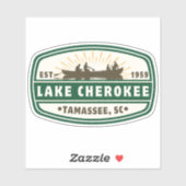 Lake Cherokee Vinyl Sticker - boot (Vel)