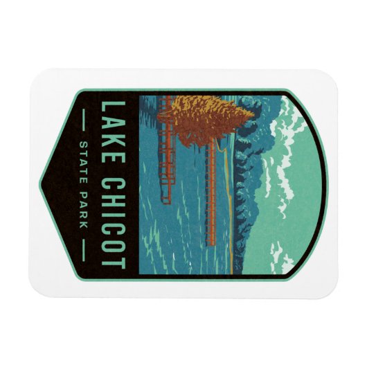 Lake Chicot Magneet (Horizontaal)