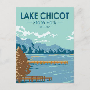 Lake Chicot State Park Arkansas Briefkaart