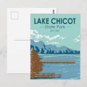 Lake Chicot State Park Arkansas  Briefkaart (Voorkant / Achterkant)