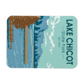 Lake Chicot State Park Arkansas  Magneet (Horizontaal)