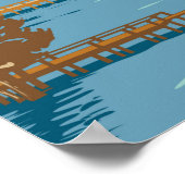 Lake Chicot State Park Arkansas  Poster (Hoek)