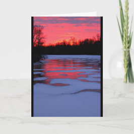 Lake Chilton Sunset Any Occasion Card Kaart