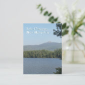 Lake Chocorua View New Hampshire White Mountains  Briefkaart (Staand voorkant)