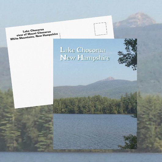 Lake Chocorua View New Hampshire White Mountains  Briefkaart
