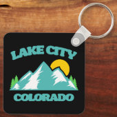 Lake City Colorado Sleutelhanger (Achterkant)