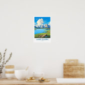 Lake Clark Alaska Reisprint Poster (Keuken)