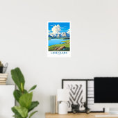 Lake Clark Alaska Reisprint Poster (Thuiskantoor)
