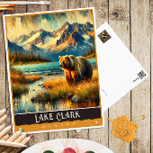 Lake Clark, Alaska |  schilderij Briefkaart