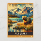 Lake Clark, Alaska |  schilderij Briefkaart (Voorkant)