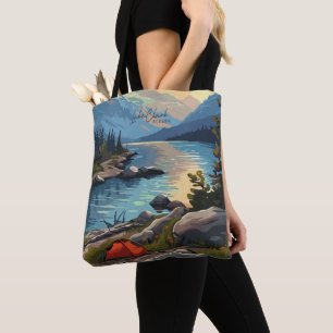 Lake Clark Alaska Verenigde Staten Vintage Travel Tote Bag