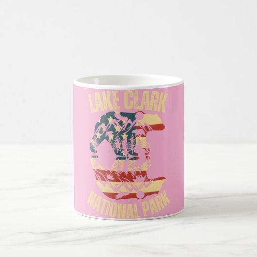 Lake Clark � de geest van de bergen Koffiemok (Center)