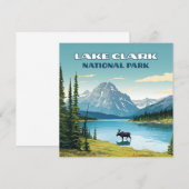 Lake Clark National Park Alaska  Flat Kaart (Voorkant / Achterkant)