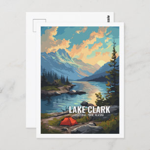 Lake Clark National Park Alaska, Verenigde Staten Briefkaart