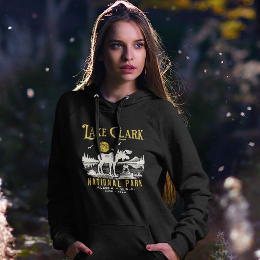 Lake Clark National Park Classic Forest View Hoodie