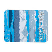 Lake Clark National Park Illustratie Reiskunst Magneet (Horizontaal)