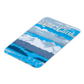Lake Clark National Park Illustratie Reiskunst Magneet (Linkerzijde)