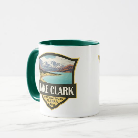 Lake Clark National Park Illustratie Reiskunst Mok (Voorkant links)