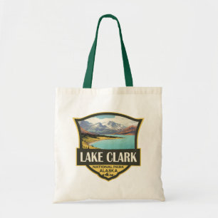 Lake Clark National Park Illustratie Reiskunst Tote Bag