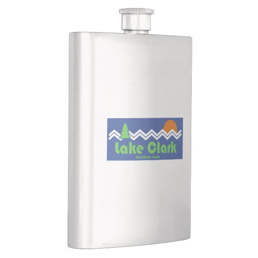 Lake Clark National Park Retro Flacon (Rechts)